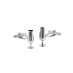 Gemelos de Metal Plateado Catavino